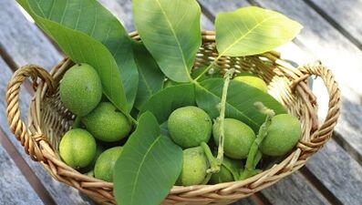 Walnuts to remove papillomas